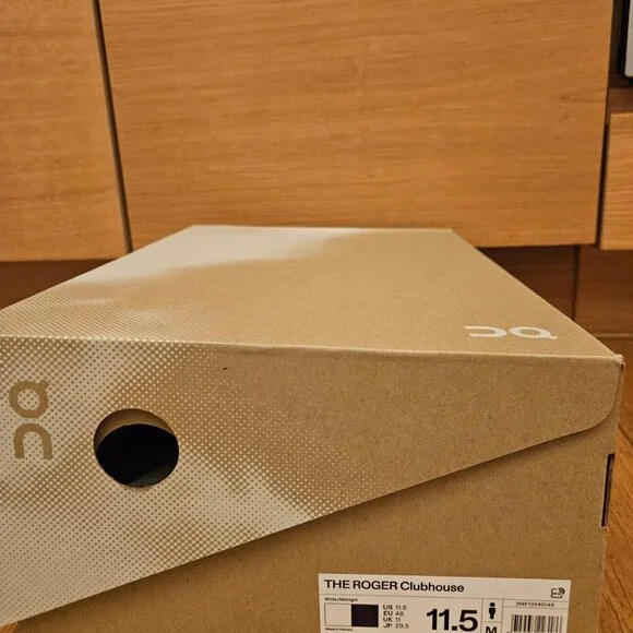 On Men's THE ROGER Clubhouse Shoes (White/Midnight) - Picture 4 of 4